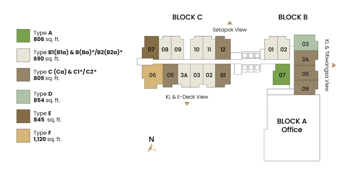 storey plan ekotitiwangsa
